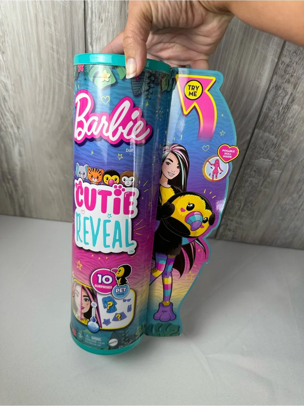 Barbie Cutie Reveal Surprise Toy - Pink & Teal